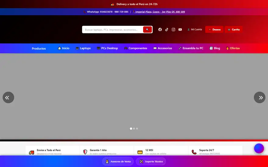 Tienda online Computer Gamer